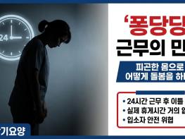 [발행인 칼럼] '퐁당당' 근무의 민낯, 피곤한 몸으로 어떻게 돌봄을 하나 기사 이미지