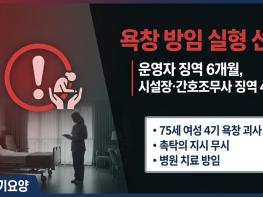 요양원 입소 노인 욕창 방임, 운영자·시설장·간호조무사 실형 선고 기사 이미지